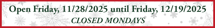 Open Friday, 11/28/2025 until Friday, 12/19/2025